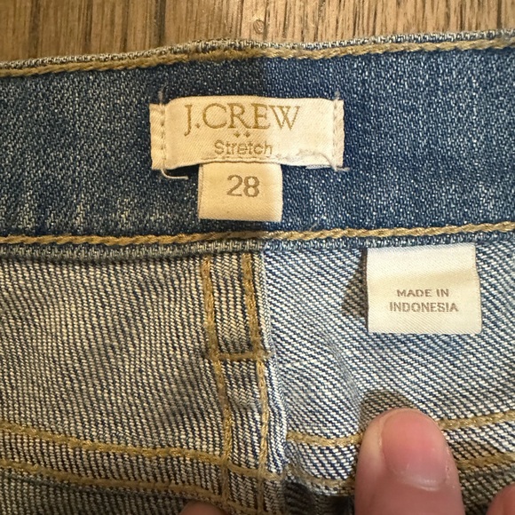 J Crew Factory Anywhere Distressed Skinny Jeans Size 28 - Picture 4 of 6